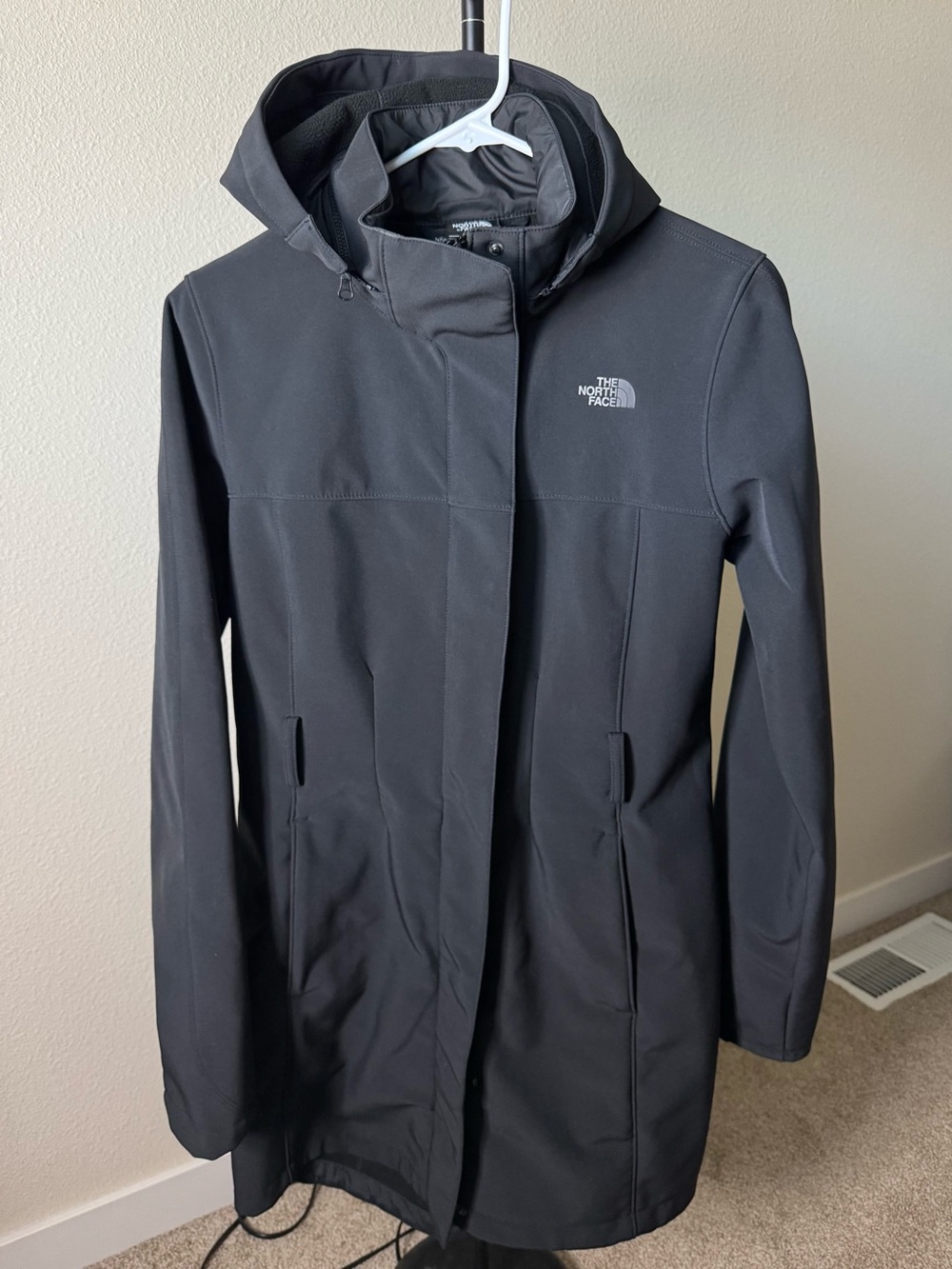 The North Face Women's Black Hooded Trench Coat